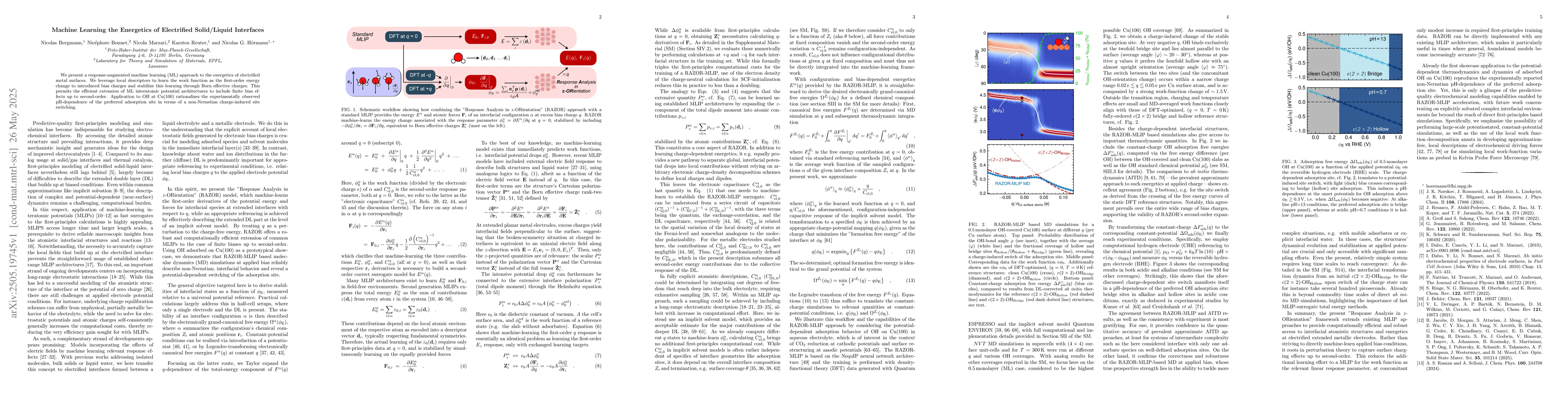 Thumbnail for Machine Learning the Energetics of Electrified Solid/Liquid Interfaces