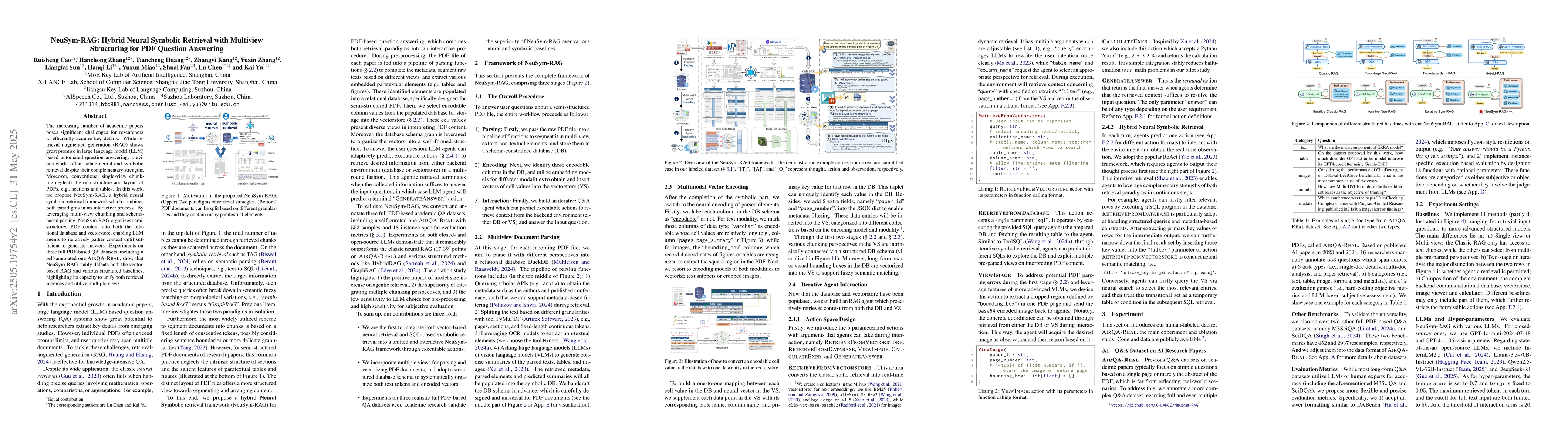 Thumbnail for NeuSym-RAG: Hybrid Neural Symbolic Retrieval with Multiview Structuring
  for PDF Question Answering