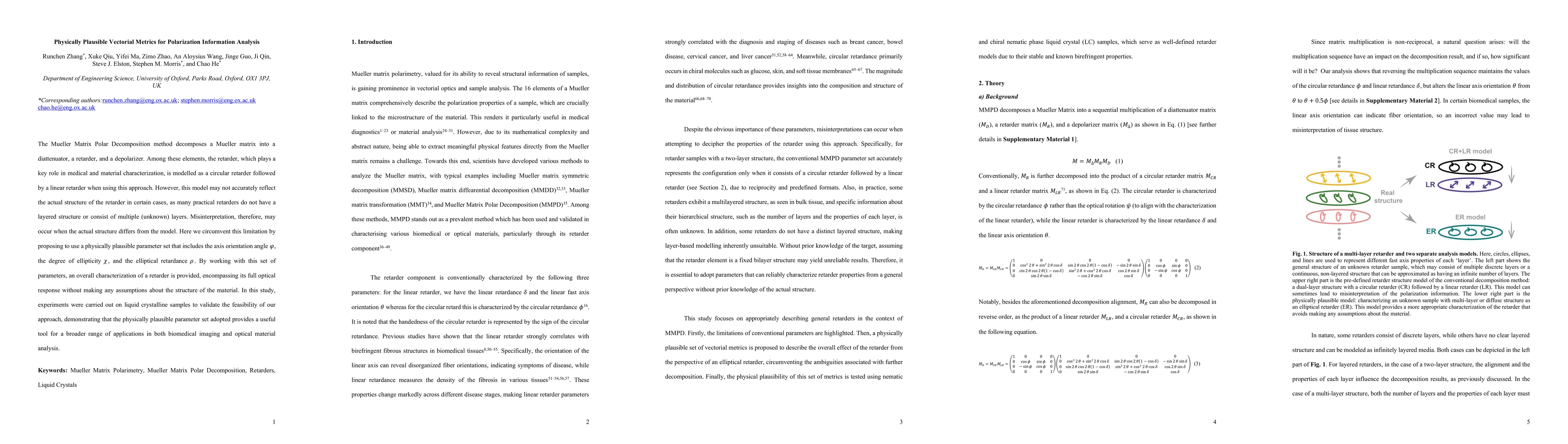 Thumbnail for Physically Plausible Vectorial Metrics for Polarization Information
  Analysis