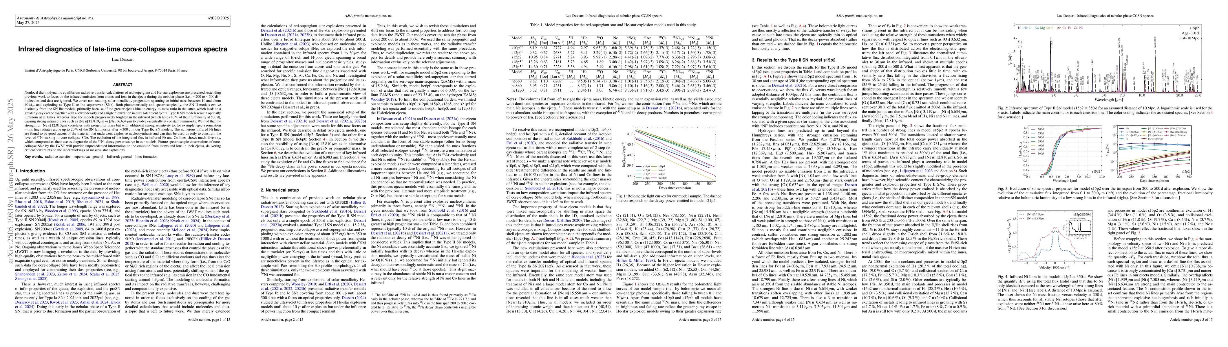 Thumbnail for Infrared diagnostics of late-time core-collapse supernova spectra