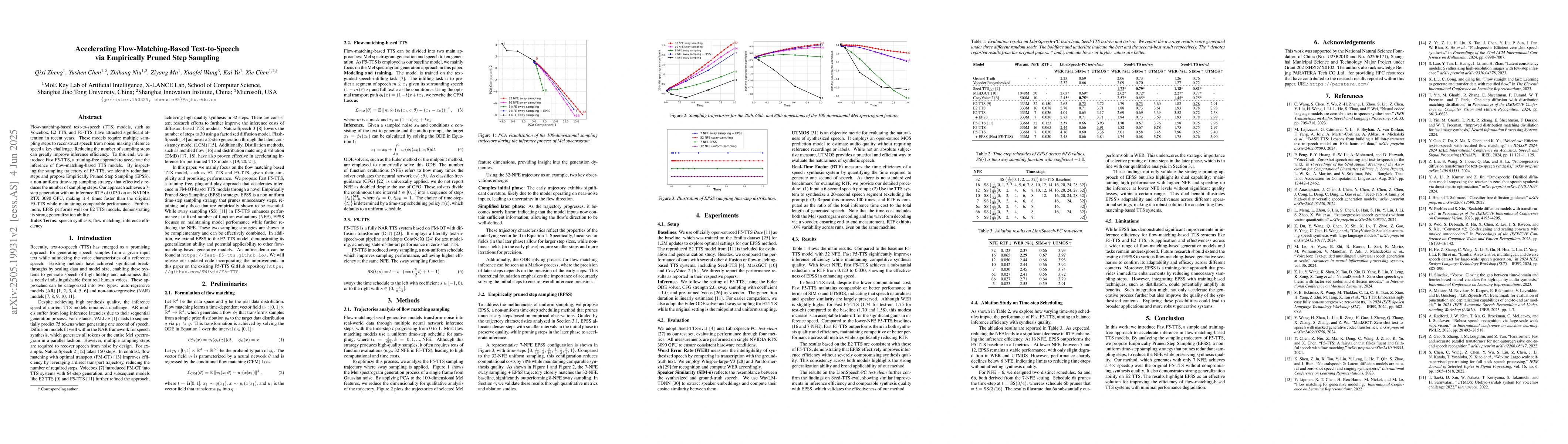 Thumbnail for Accelerating Flow-Matching-Based Text-to-Speech via Empirically Pruned
  Step Sampling