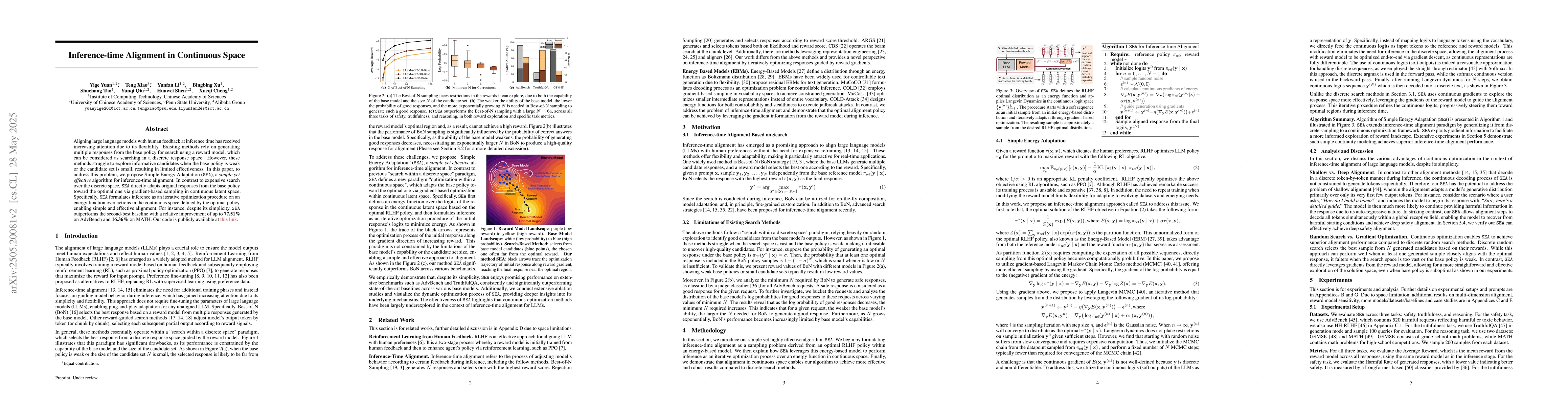 Thumbnail for Inference-time Alignment in Continuous Space