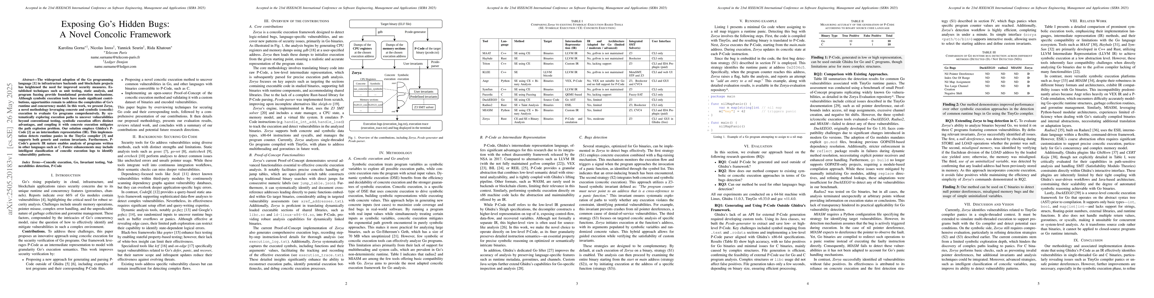 Thumbnail for Exposing Go's Hidden Bugs: A Novel Concolic Framework