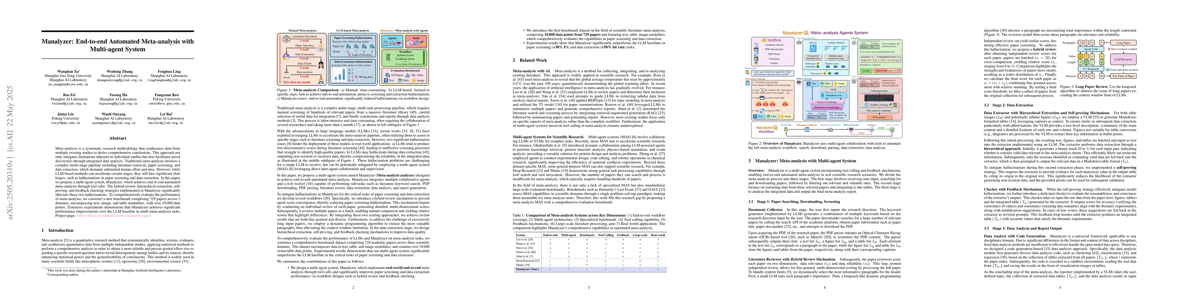 Thumbnail for Manalyzer: End-to-end Automated Meta-analysis with Multi-agent System