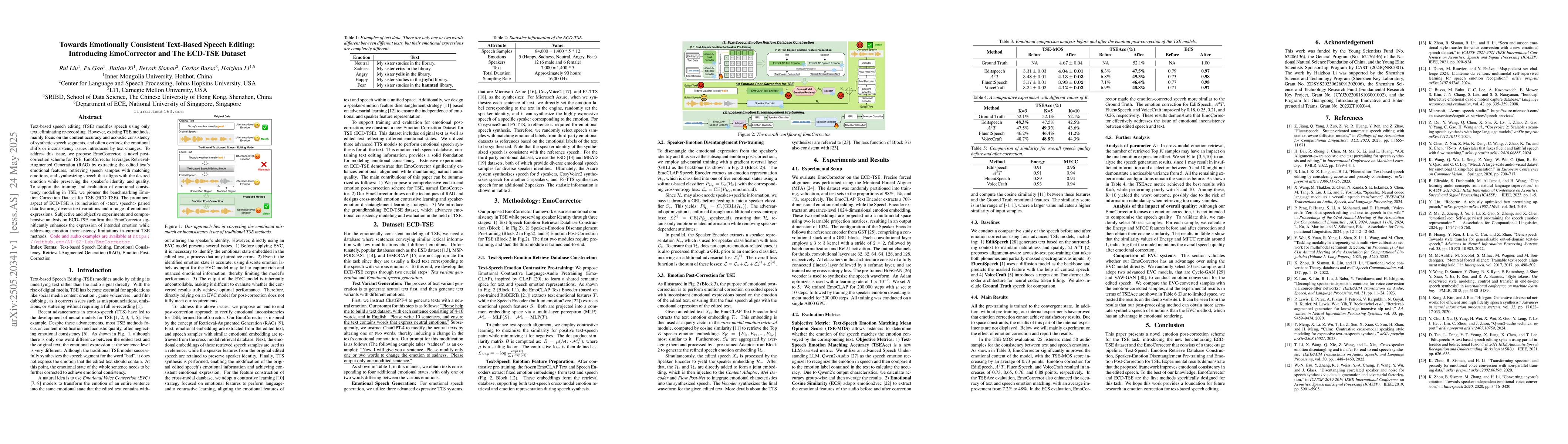 Thumbnail for Towards Emotionally Consistent Text-Based Speech Editing: Introducing
  EmoCorrector and The ECD-TSE Dataset