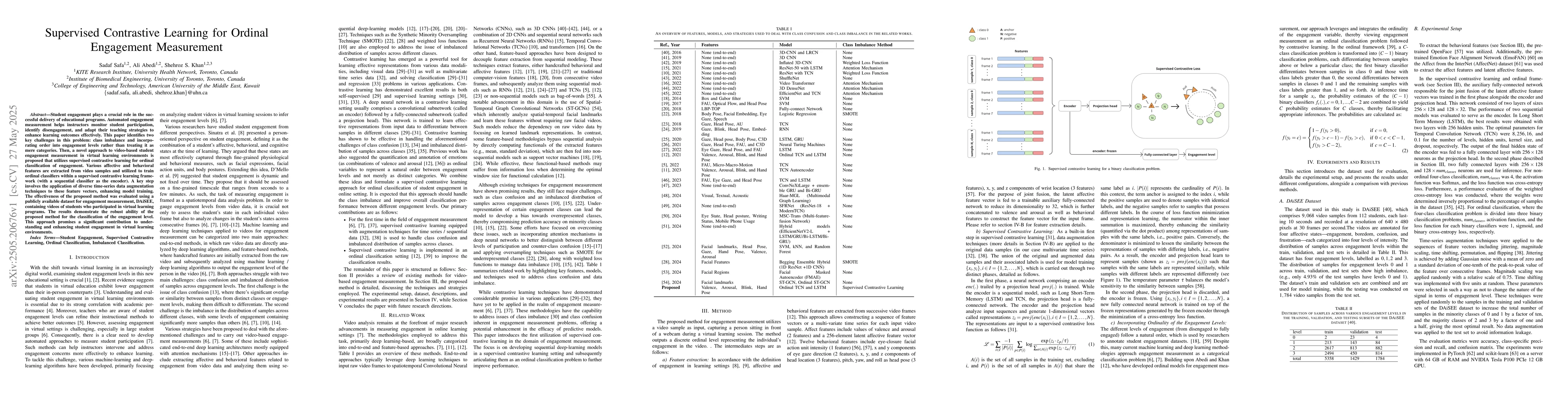 Thumbnail for Supervised Contrastive Learning for Ordinal Engagement Measurement