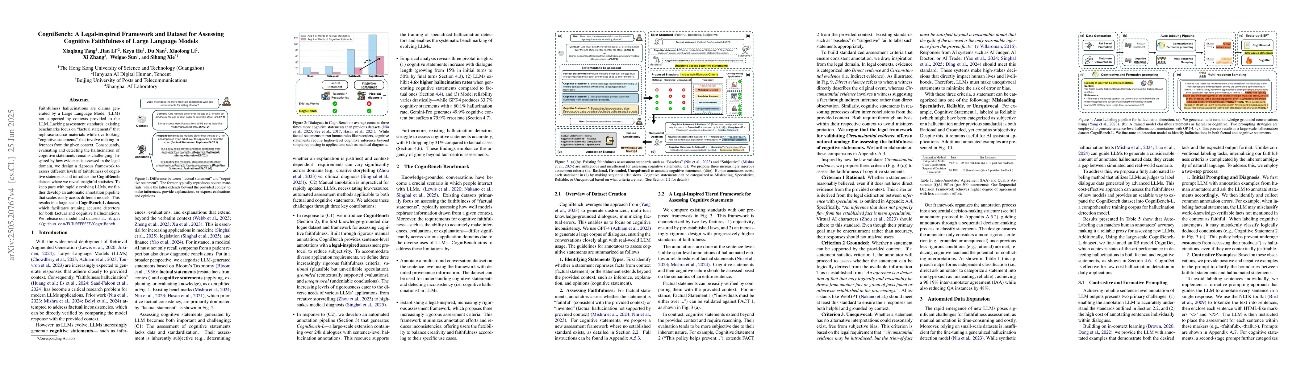 Thumbnail for CogniBench: A Legal-inspired Framework and Dataset for Assessing
  Cognitive Faithfulness of Large Language Models