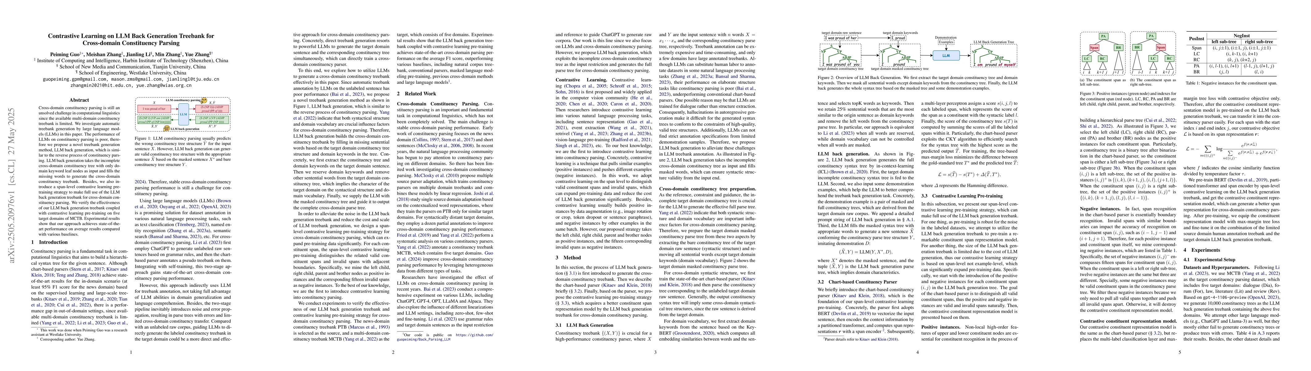 Thumbnail for Contrastive Learning on LLM Back Generation Treebank for Cross-domain
  Constituency Parsing