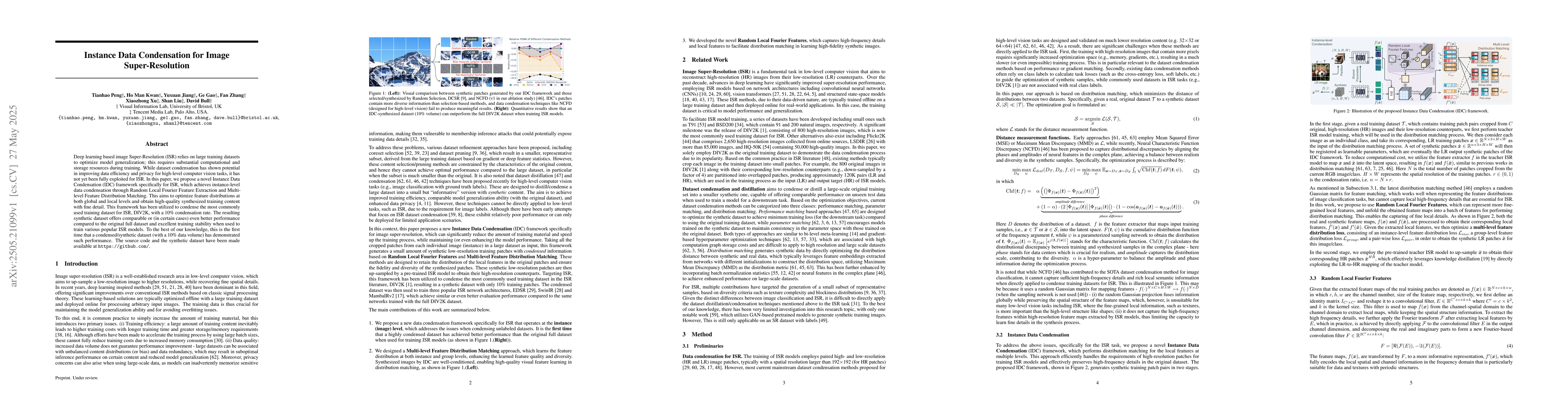 Thumbnail for Instance Data Condensation for Image Super-Resolution