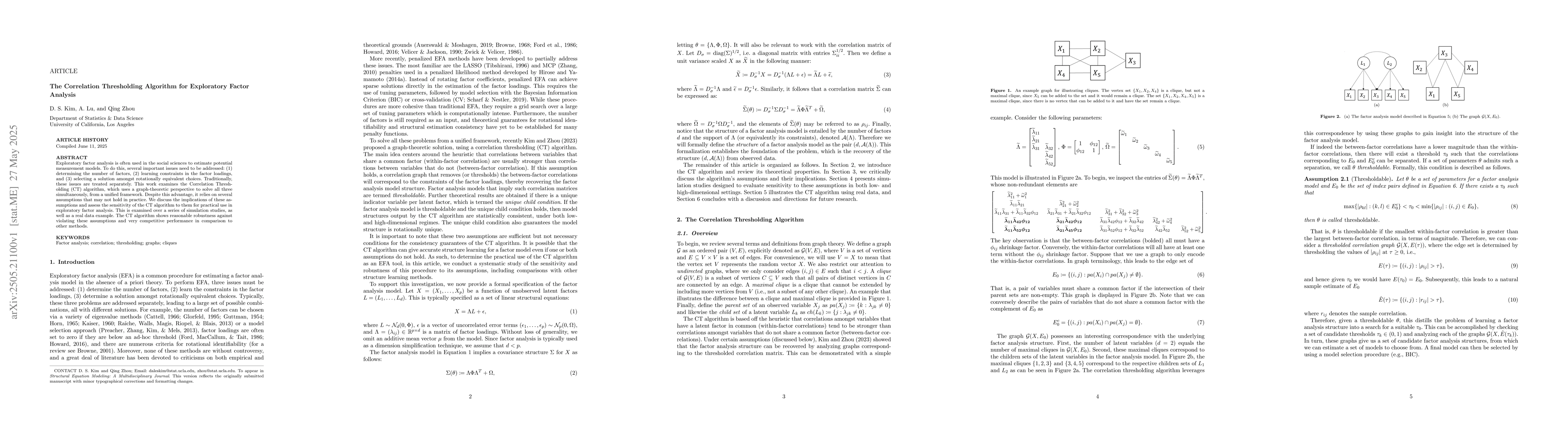 Thumbnail for The Correlation Thresholding Algorithm for Exploratory Factor Analysis
