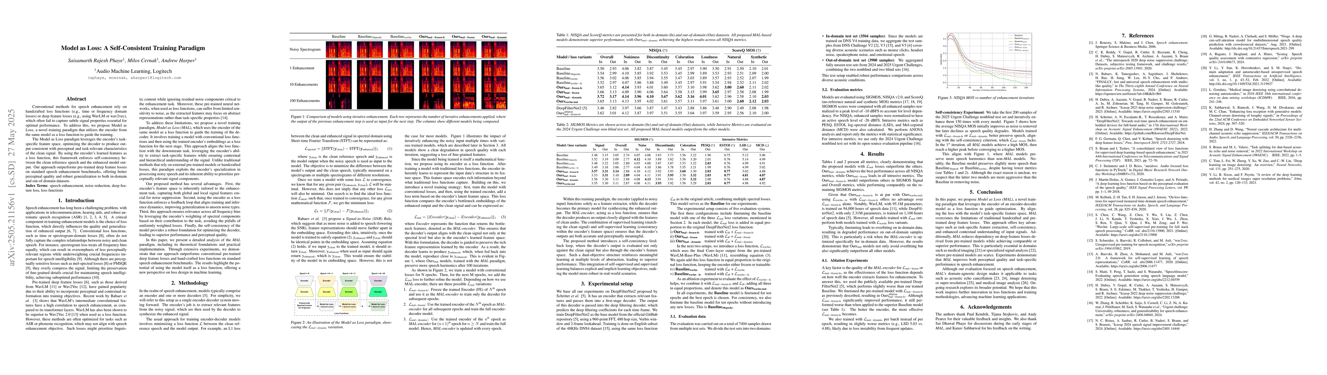 Thumbnail for Model as Loss: A Self-Consistent Training Paradigm