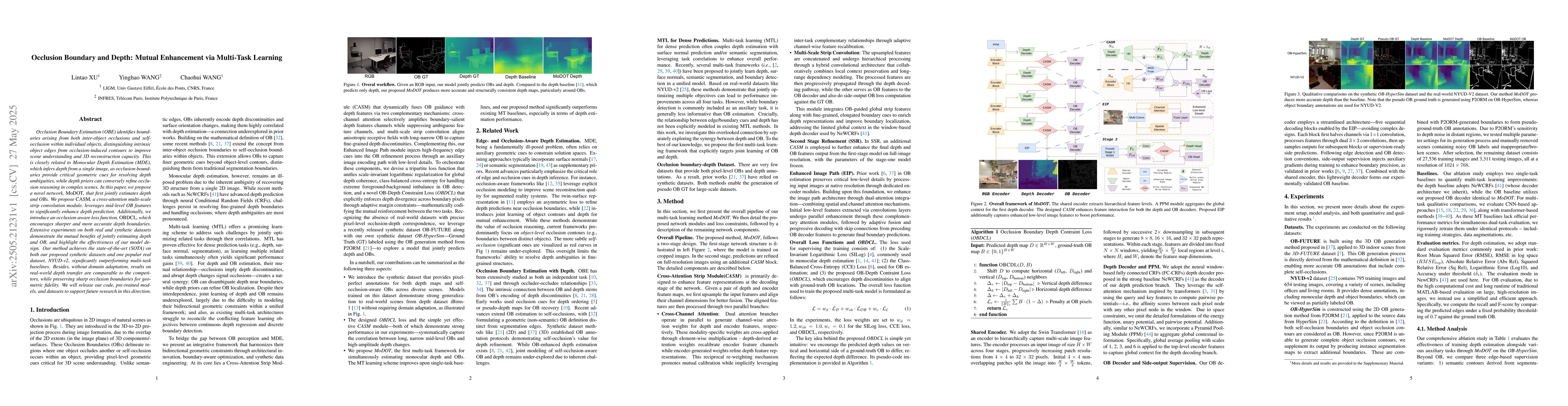 Thumbnail for Occlusion Boundary and Depth: Mutual Enhancement via Multi-Task Learning