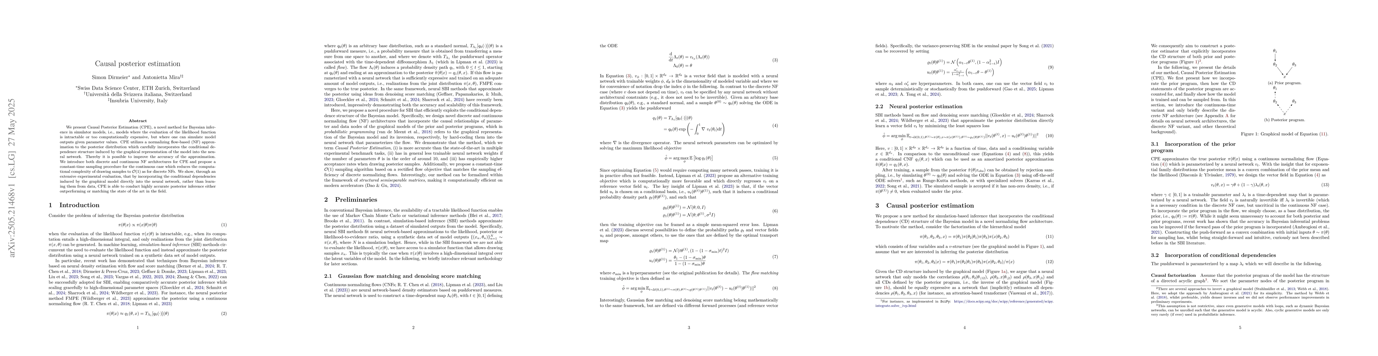 Thumbnail for Causal Posterior Estimation