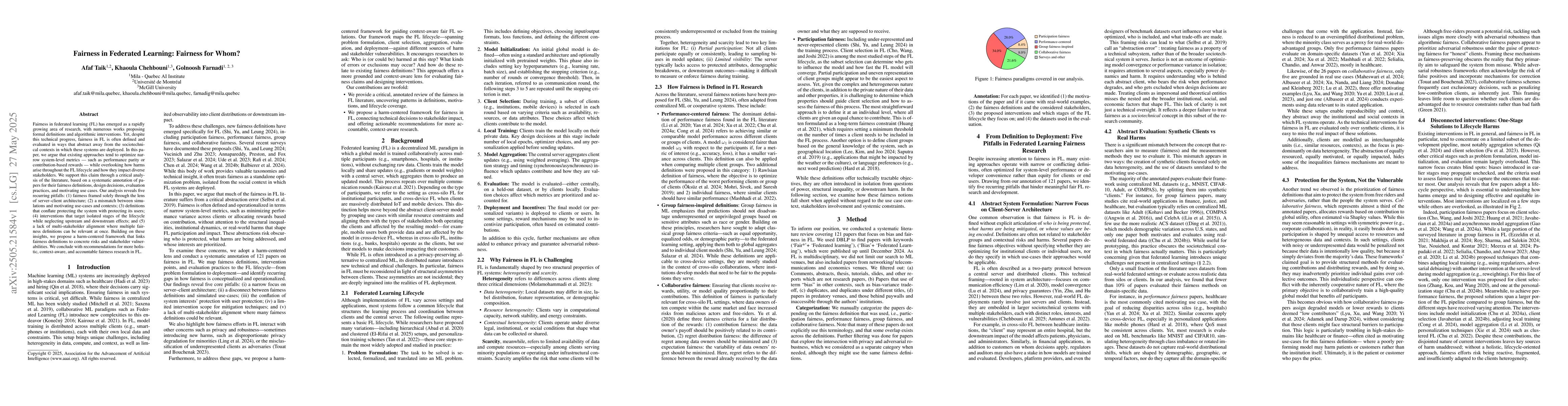 Thumbnail for Fairness in Federated Learning: Fairness for Whom?