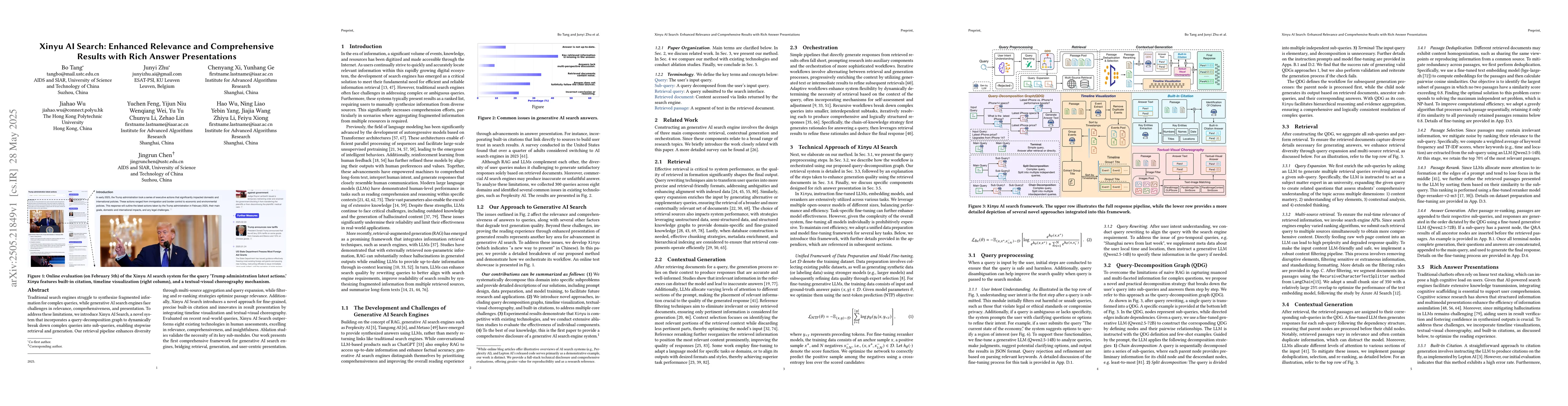 Thumbnail for Xinyu AI Search: Enhanced Relevance and Comprehensive Results with Rich
  Answer Presentations