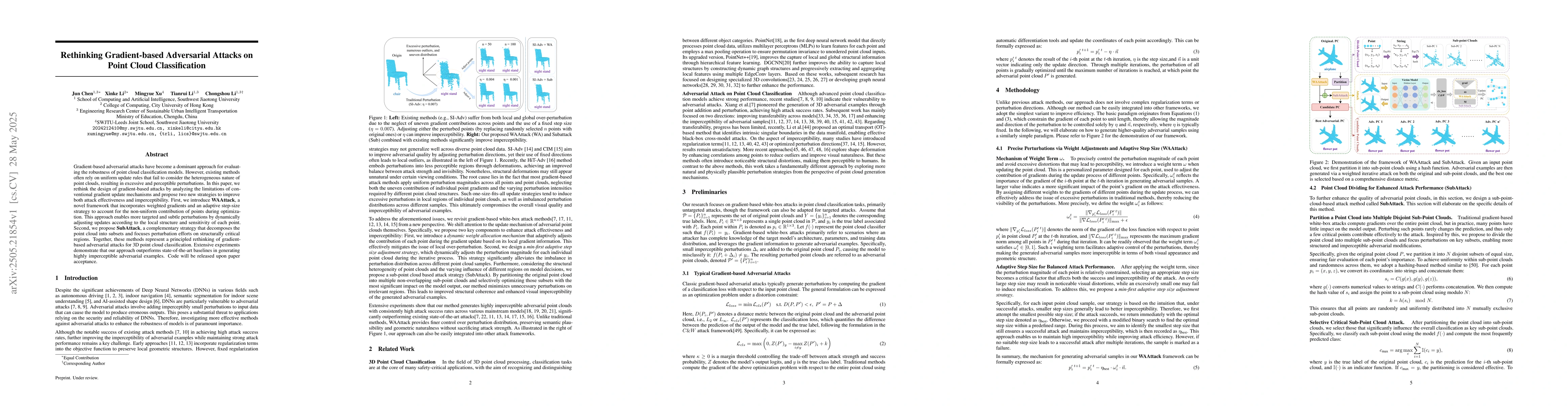 Thumbnail for Rethinking Gradient-based Adversarial Attacks on Point Cloud
  Classification