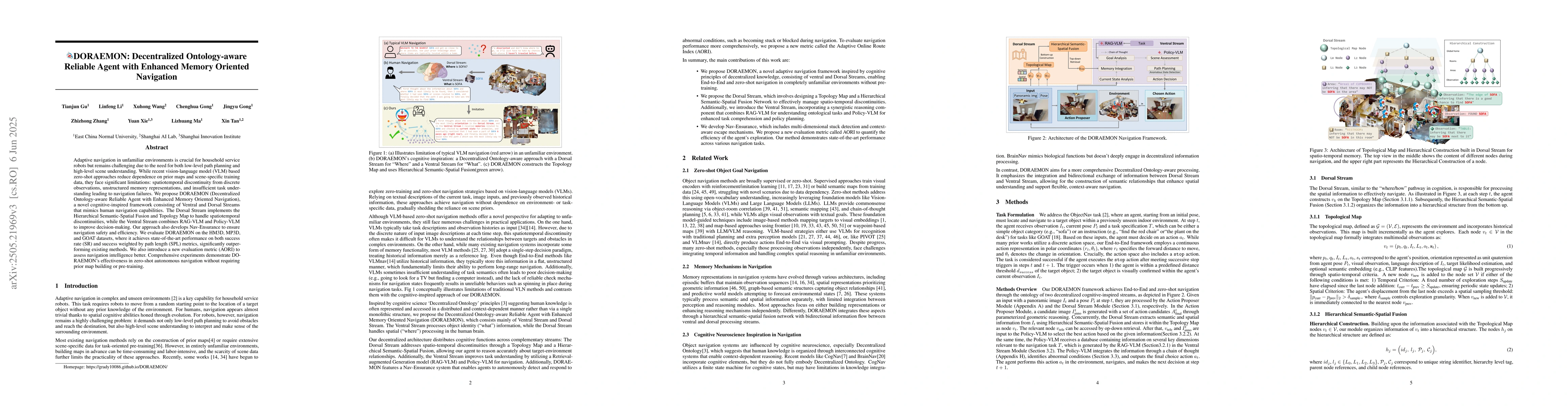 Thumbnail for DORAEMON: Decentralized Ontology-aware Reliable Agent with Enhanced
  Memory Oriented Navigation