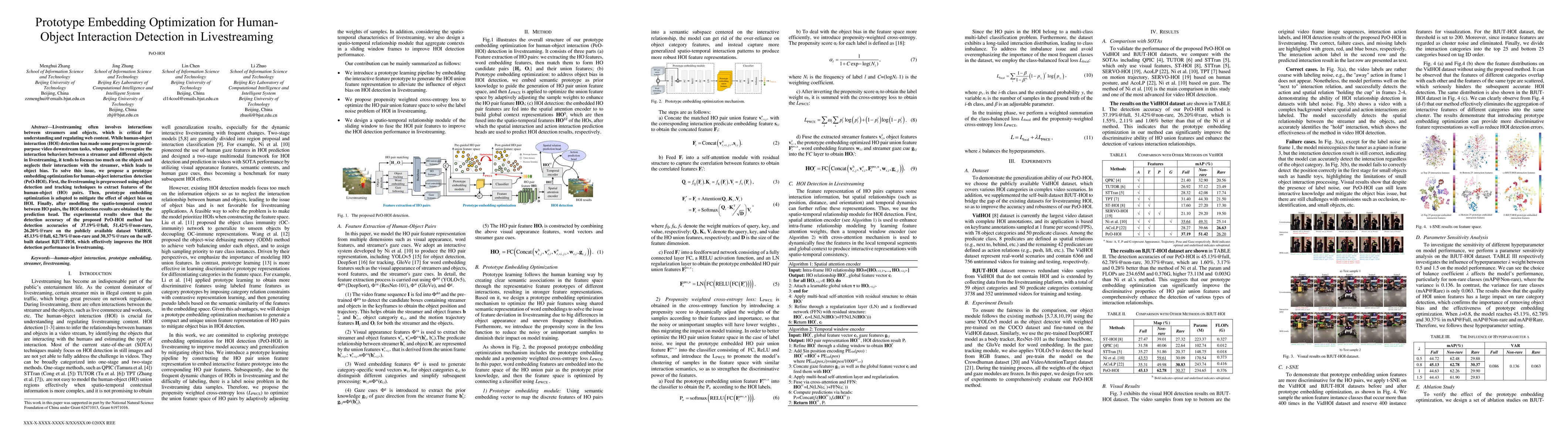 Thumbnail for Prototype Embedding Optimization for Human-Object Interaction Detection
  in Livestreaming