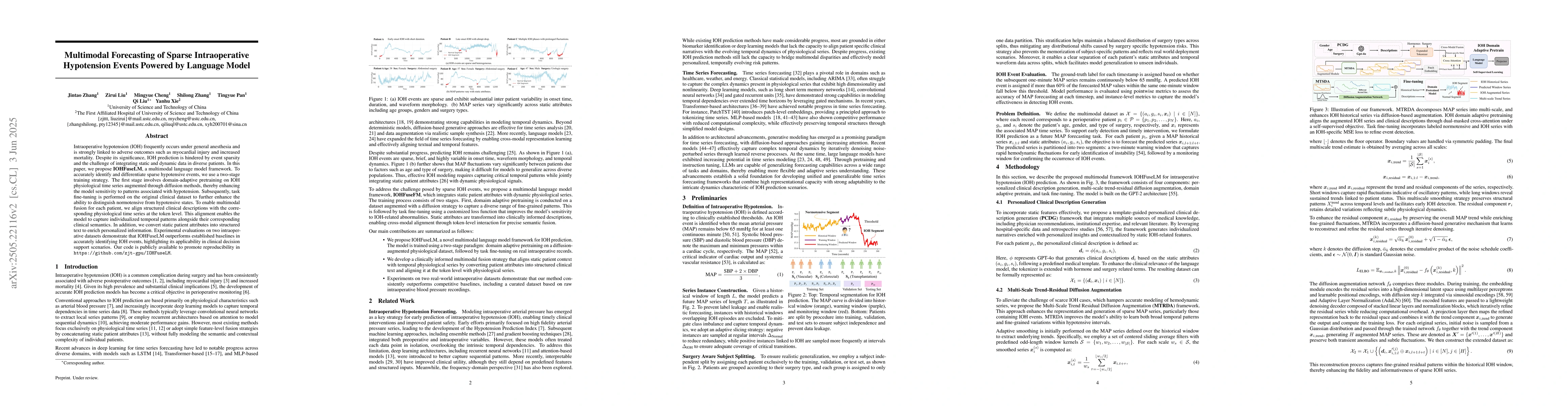 Thumbnail for Multimodal Forecasting of Sparse Intraoperative Hypotension Events
  Powered by Language Model