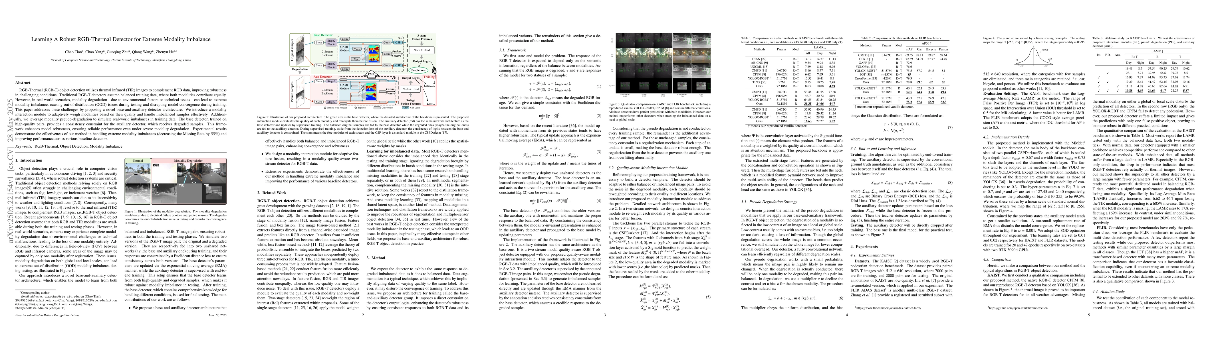 Thumbnail for Learning A Robust RGB-Thermal Detector for Extreme Modality Imbalance