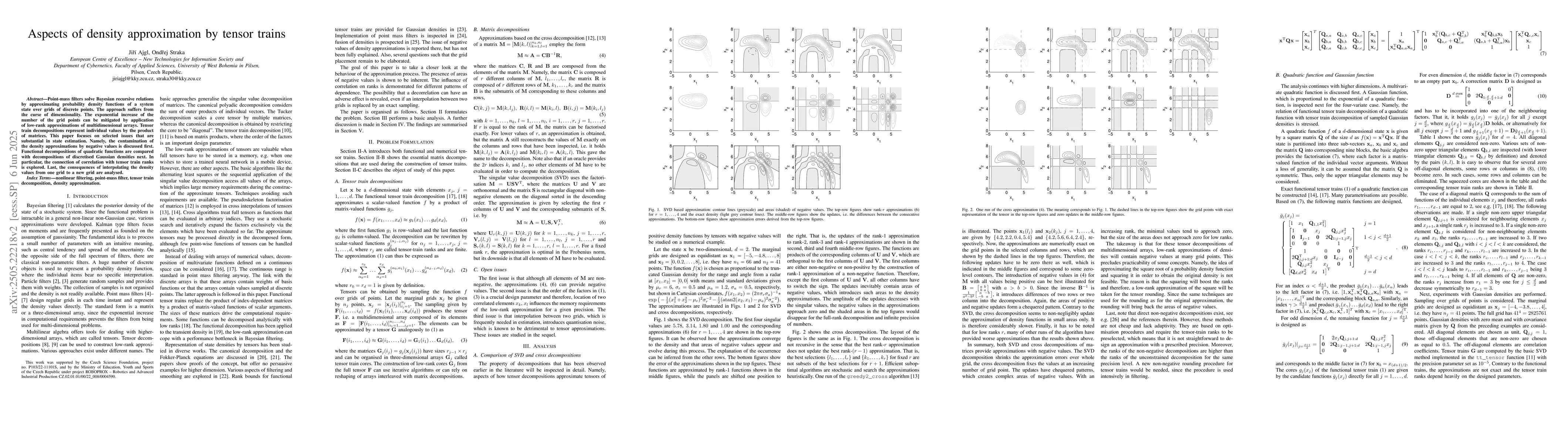 Thumbnail for Aspects of density approximation by tensor trains