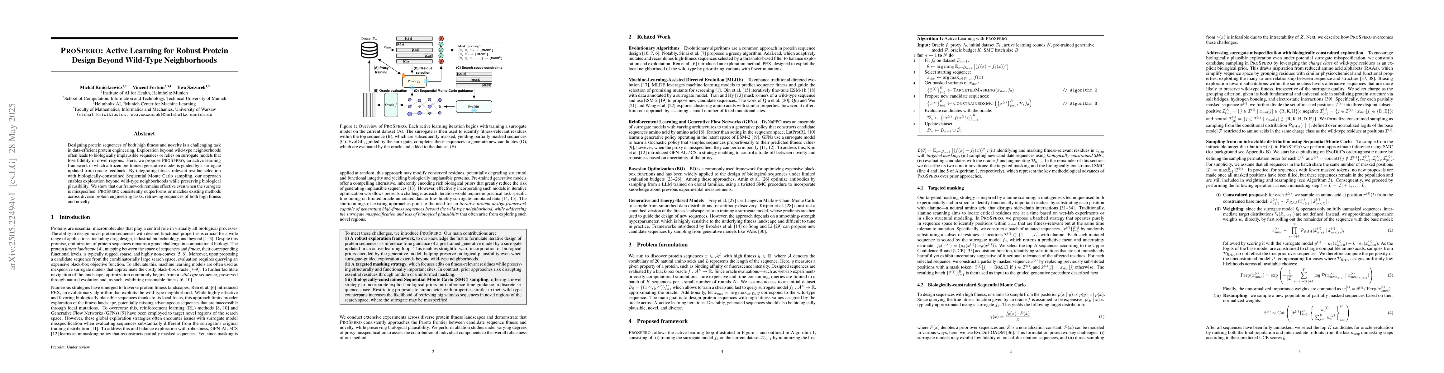 Thumbnail for ProSpero: Active Learning for Robust Protein Design Beyond Wild-Type
  Neighborhoods
