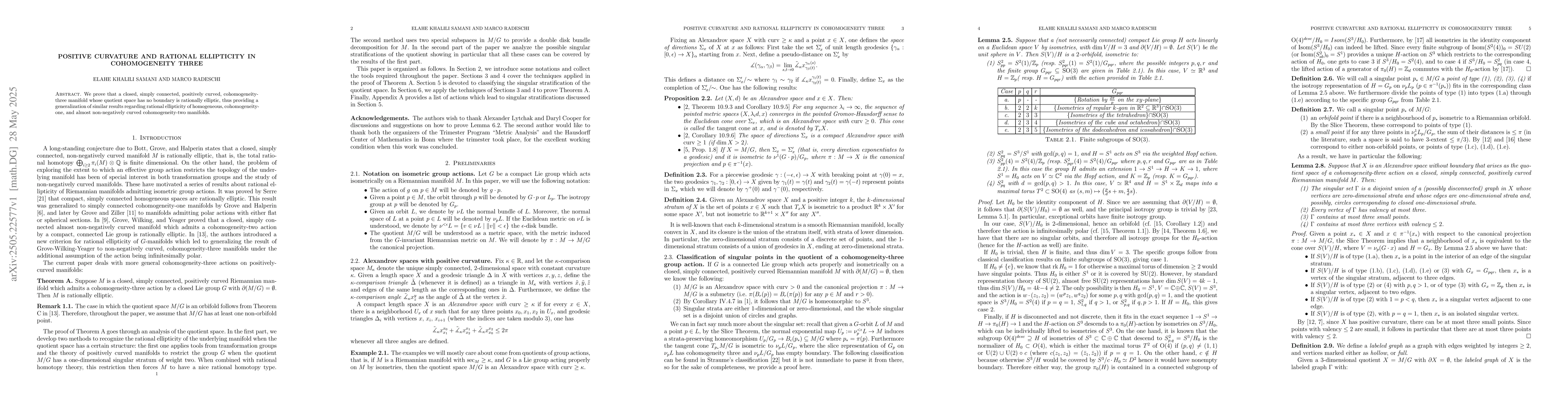 Thumbnail for Positive curvature and rational ellipticity in cohomogeneity three