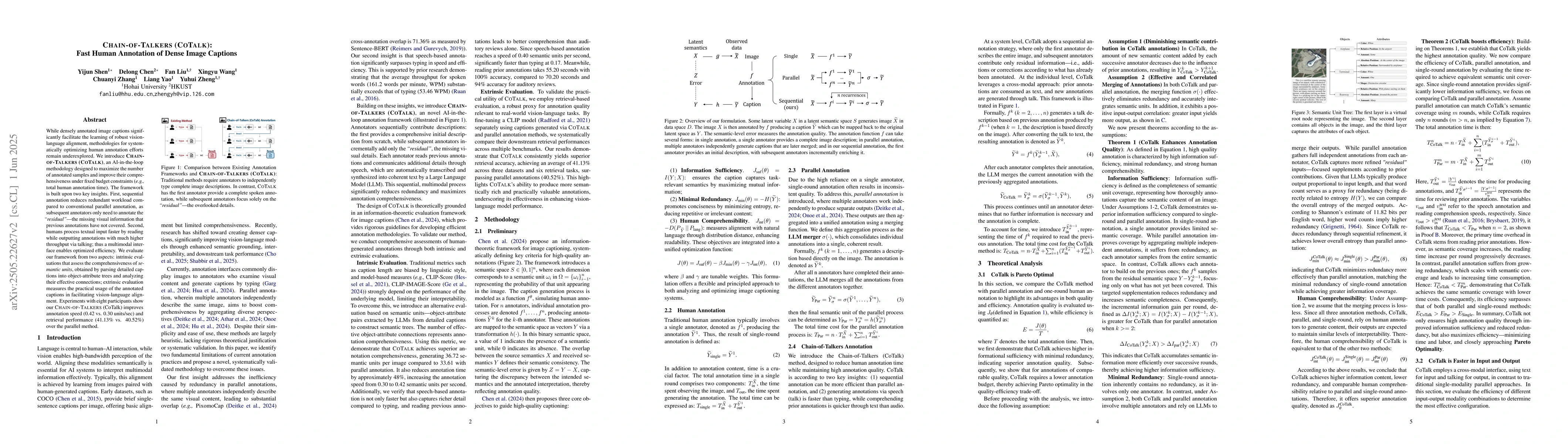 Thumbnail for Chain-of-Talkers (CoTalk): Fast Human Annotation of Dense Image Captions
