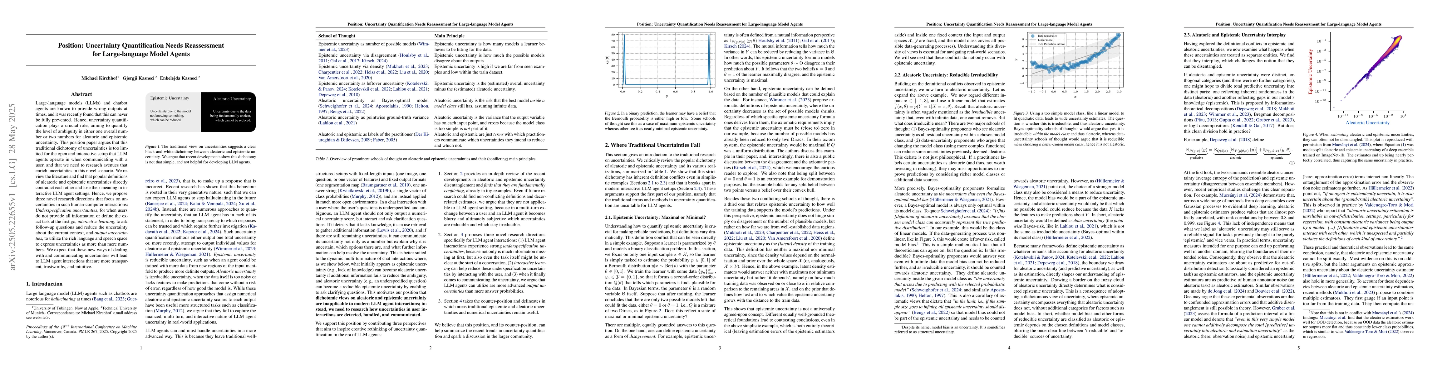 Thumbnail for Position: Uncertainty Quantification Needs Reassessment for
  Large-language Model Agents
