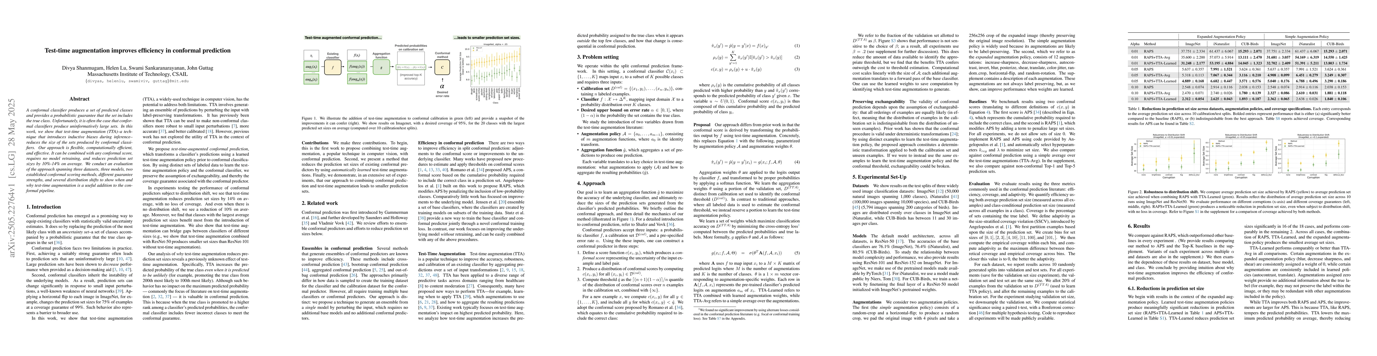 Thumbnail for Test-time augmentation improves efficiency in conformal prediction