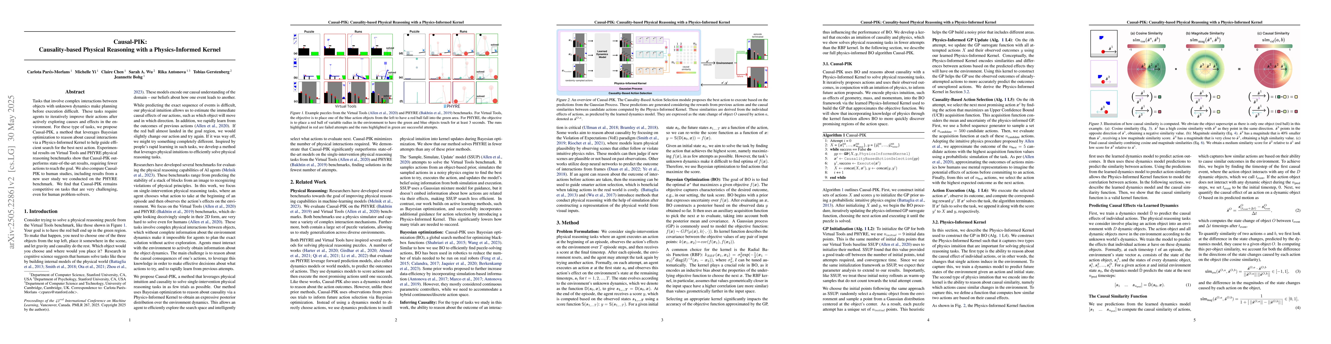 Thumbnail for Causal-PIK: Causality-based Physical Reasoning with a Physics-Informed
  Kernel