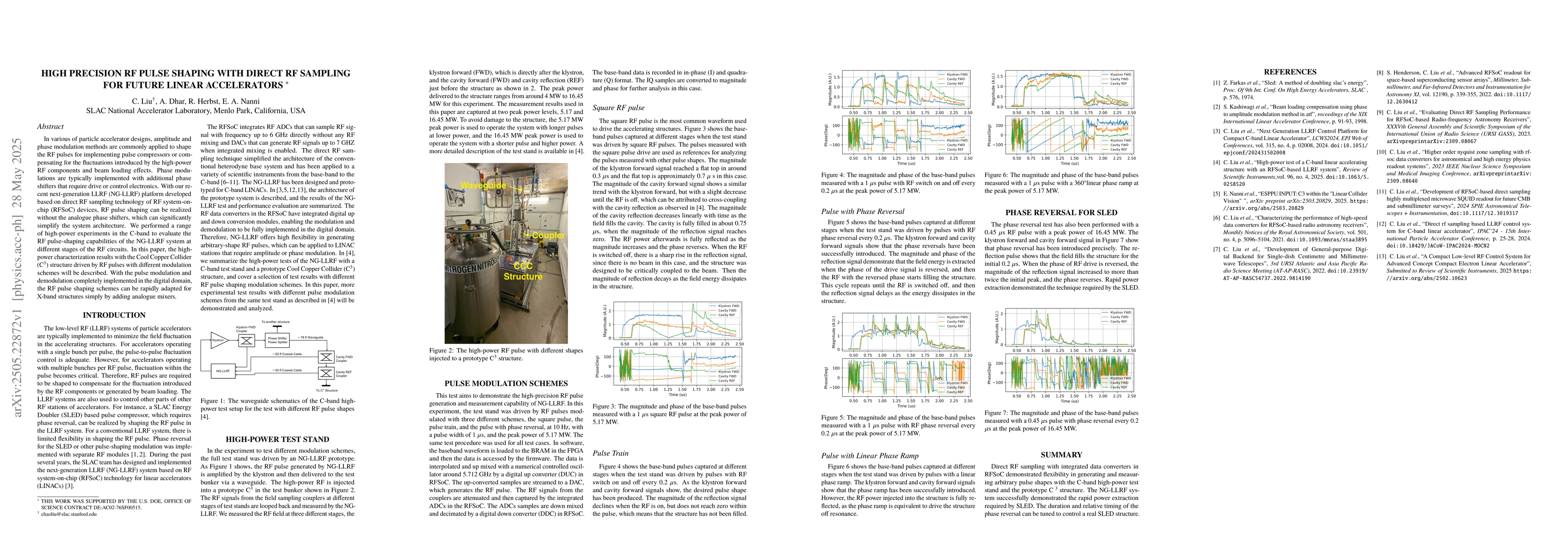 Thumbnail for High Precision RF Pulse Shaping with Direct RF Sampling for Future
  Linear Accelerators