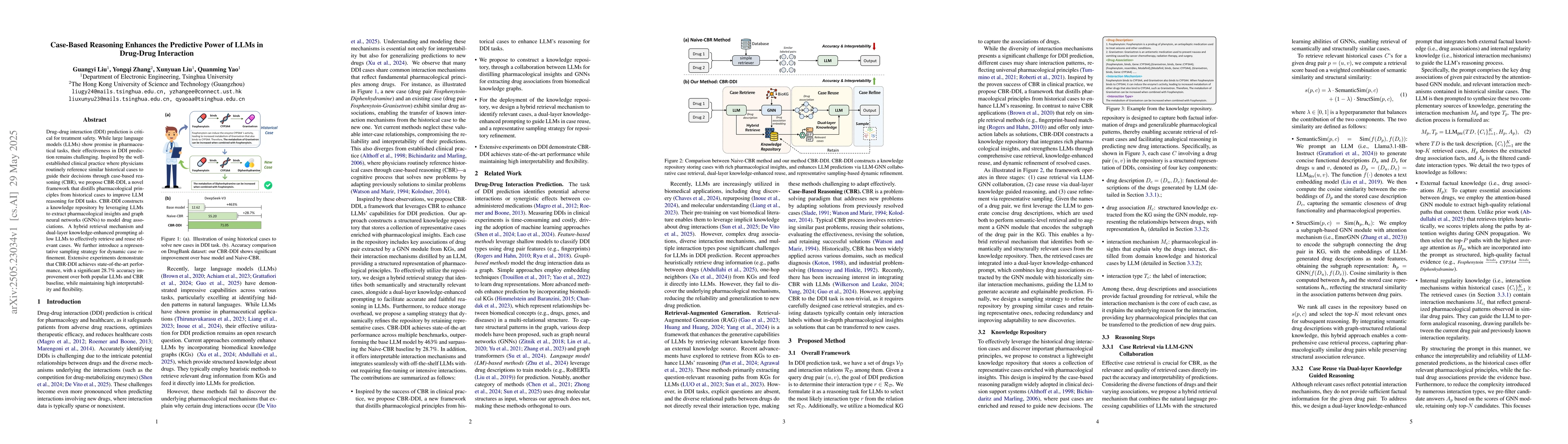 Thumbnail for Case-Based Reasoning Enhances the Predictive Power of LLMs in Drug-Drug
  Interaction