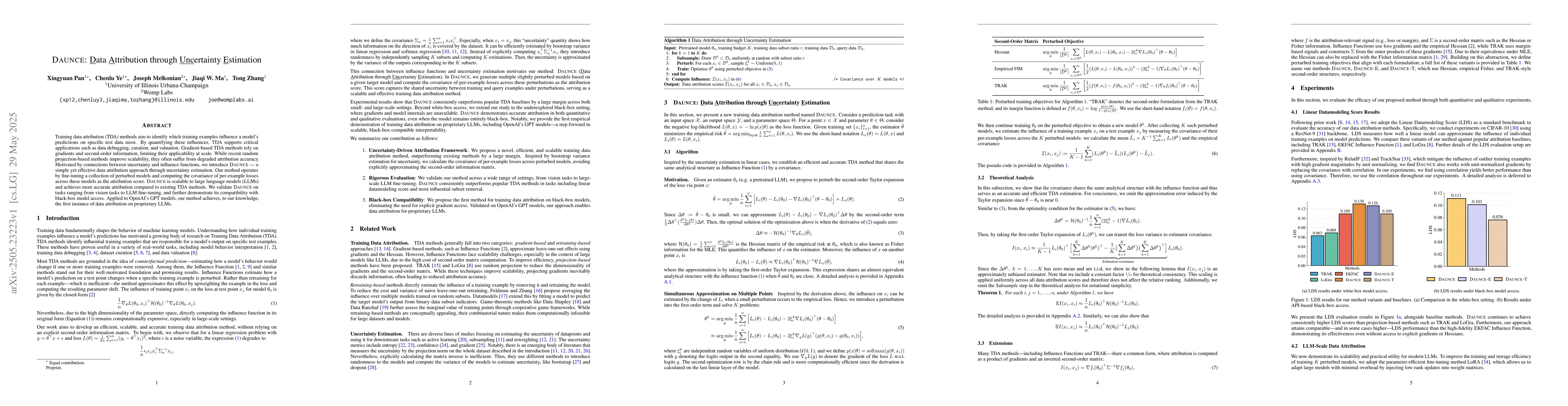 Thumbnail for Daunce: Data Attribution through Uncertainty Estimation