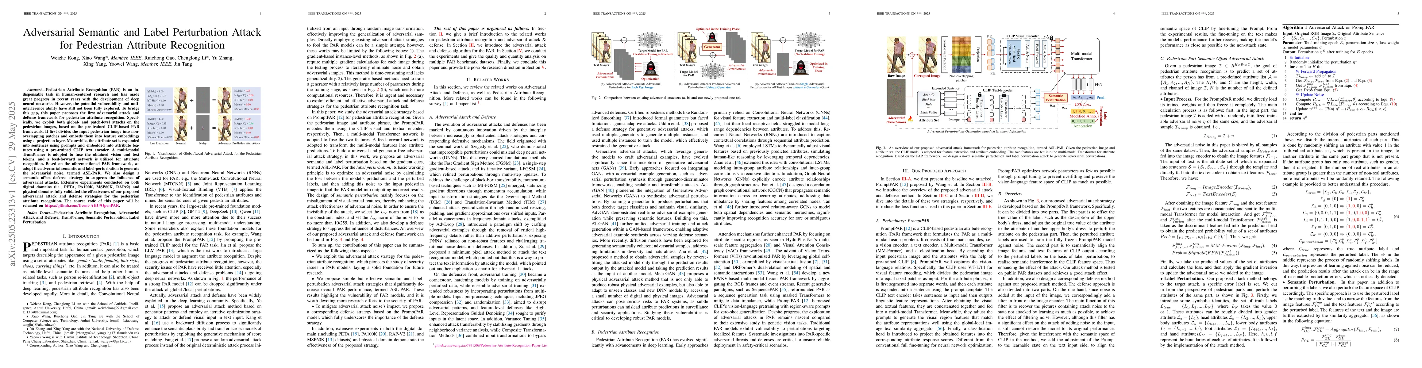 Thumbnail for Adversarial Semantic and Label Perturbation Attack for Pedestrian
  Attribute Recognition