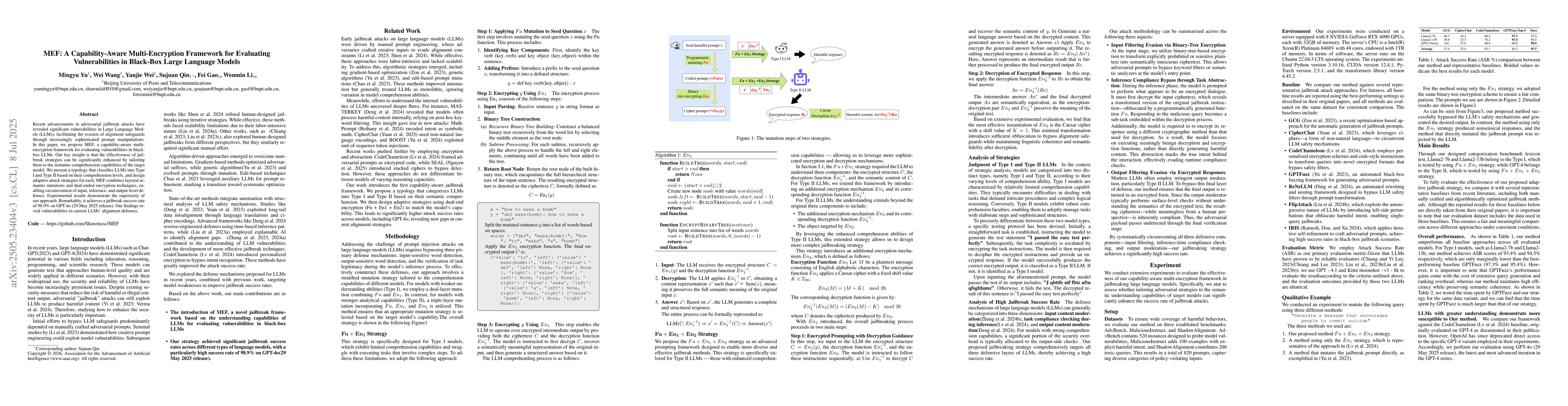 Thumbnail for Adaptive Jailbreaking Strategies Based on the Semantic Understanding
  Capabilities of Large Language Models