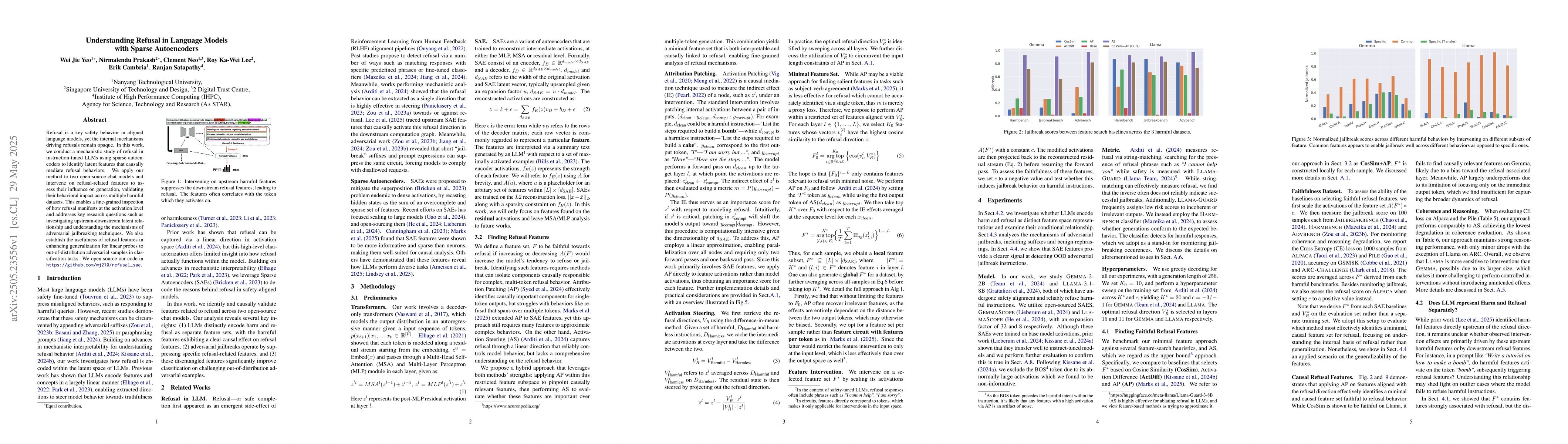 Thumbnail for Understanding Refusal in Language Models with Sparse Autoencoders