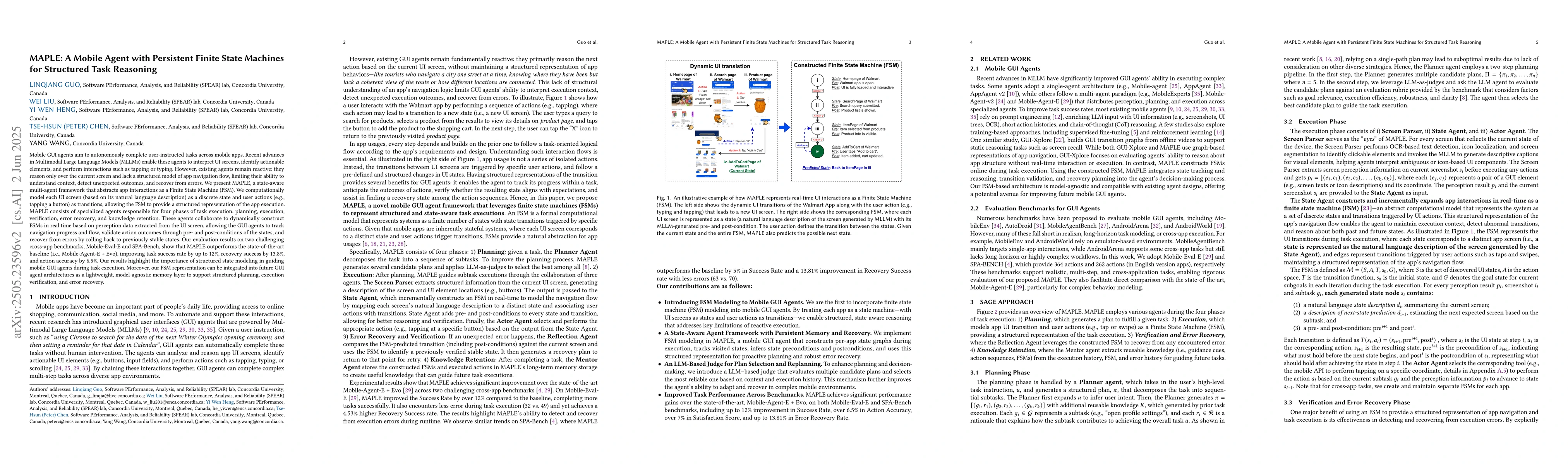 Thumbnail for MAPLE: A Mobile Assistant with Persistent Finite State Machines for
  Recovery Reasoning