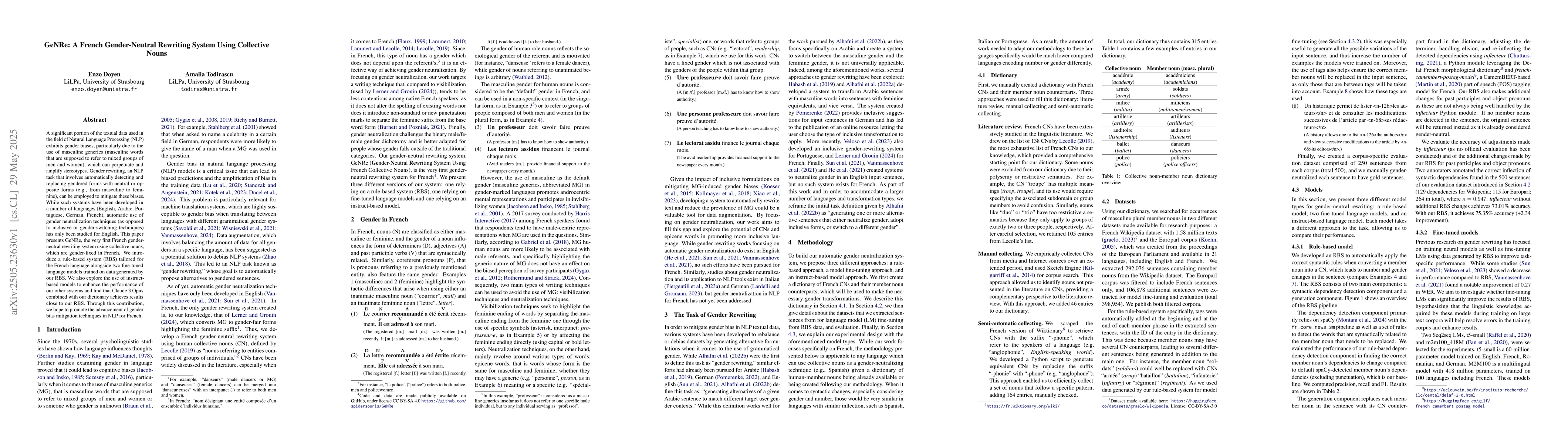Thumbnail for GeNRe: A French Gender-Neutral Rewriting System Using Collective Nouns