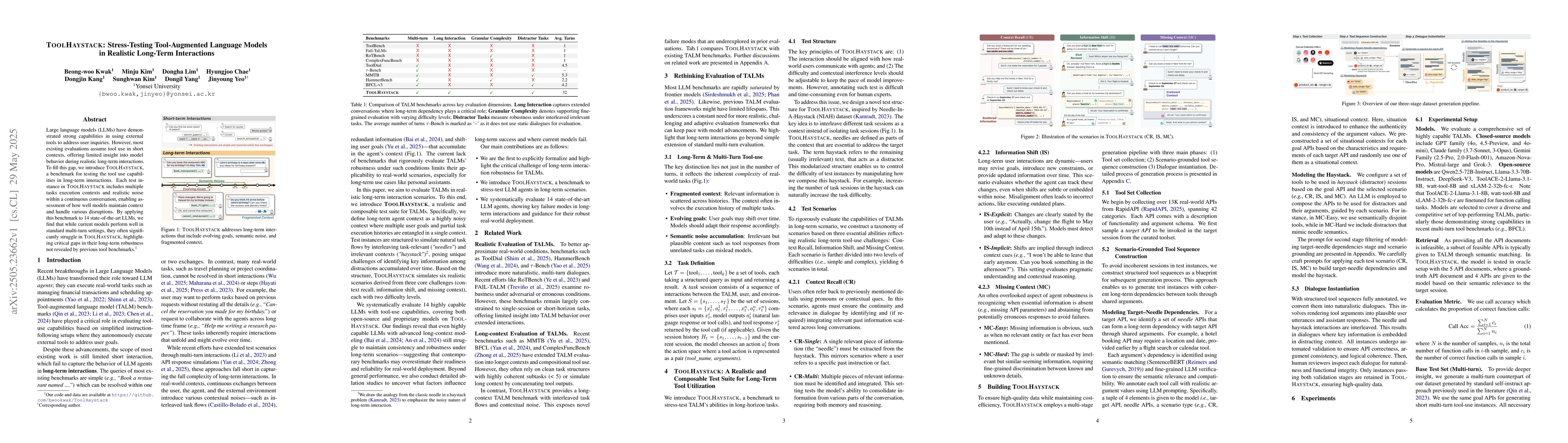 Thumbnail for ToolHaystack: Stress-Testing Tool-Augmented Language Models in Realistic
  Long-Term Interactions