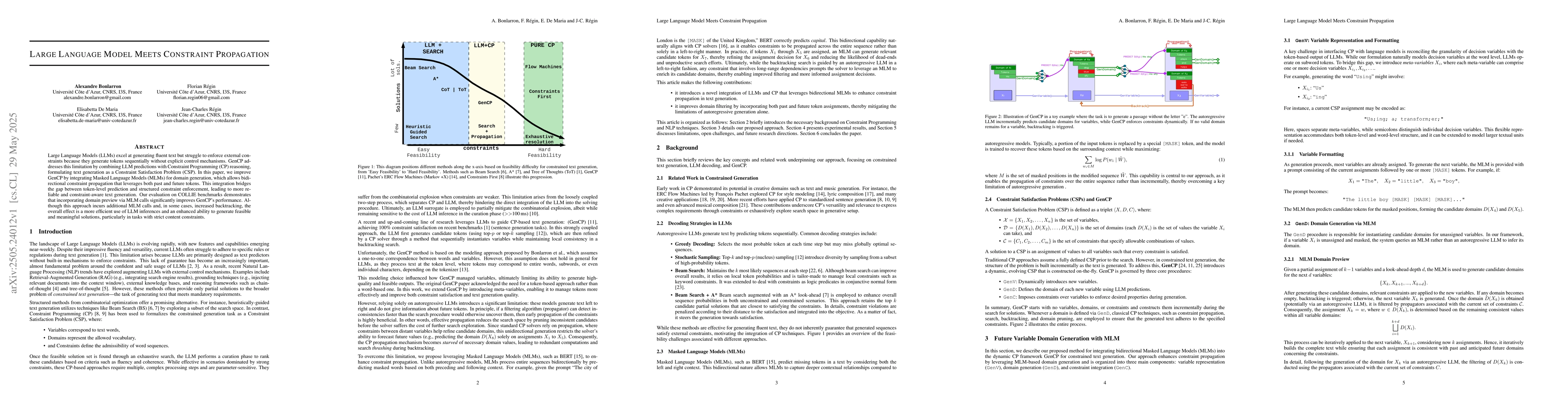 Thumbnail for Large Language Model Meets Constraint Propagation