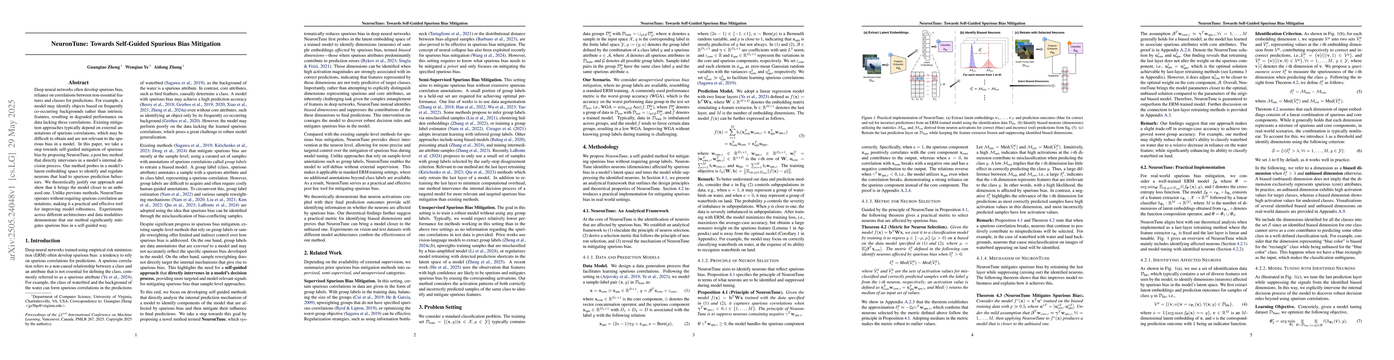 Thumbnail for NeuronTune: Towards Self-Guided Spurious Bias Mitigation