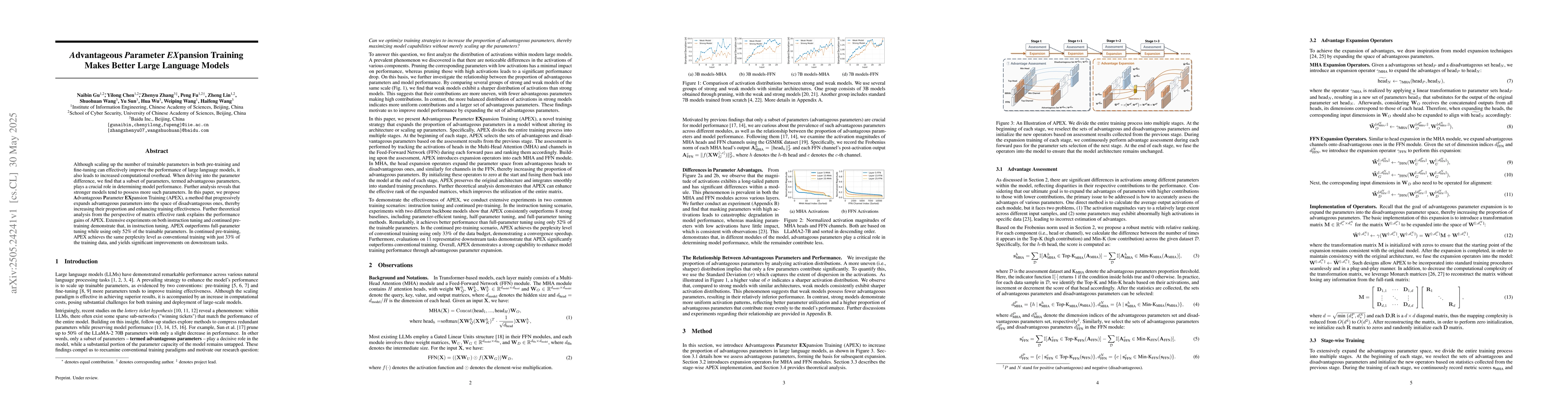 Thumbnail for Advantageous Parameter Expansion Training Makes Better Large Language
  Models