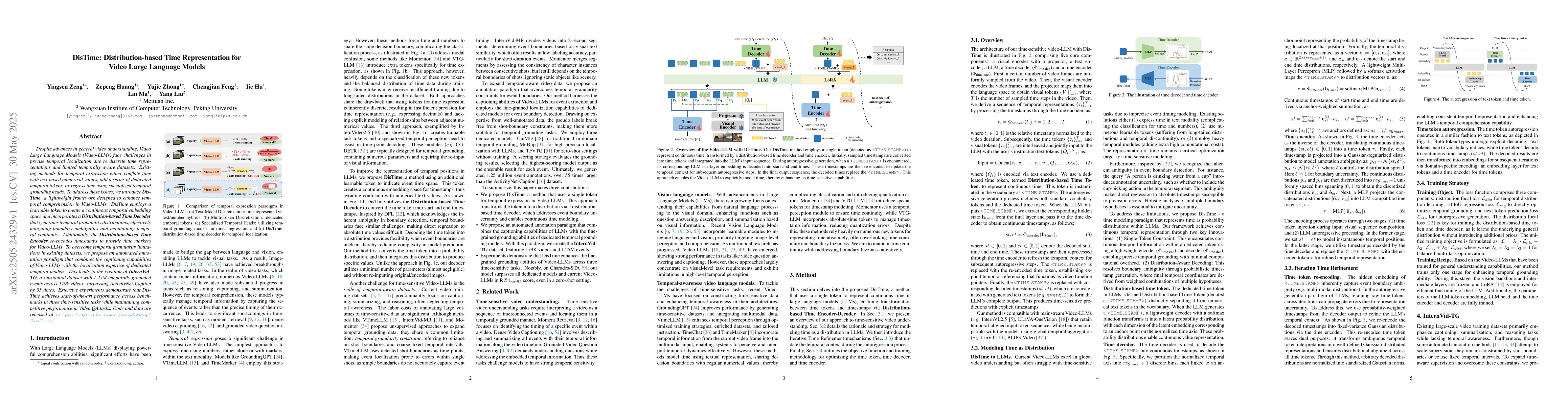 Thumbnail for DisTime: Distribution-based Time Representation for Video Large Language
  Models