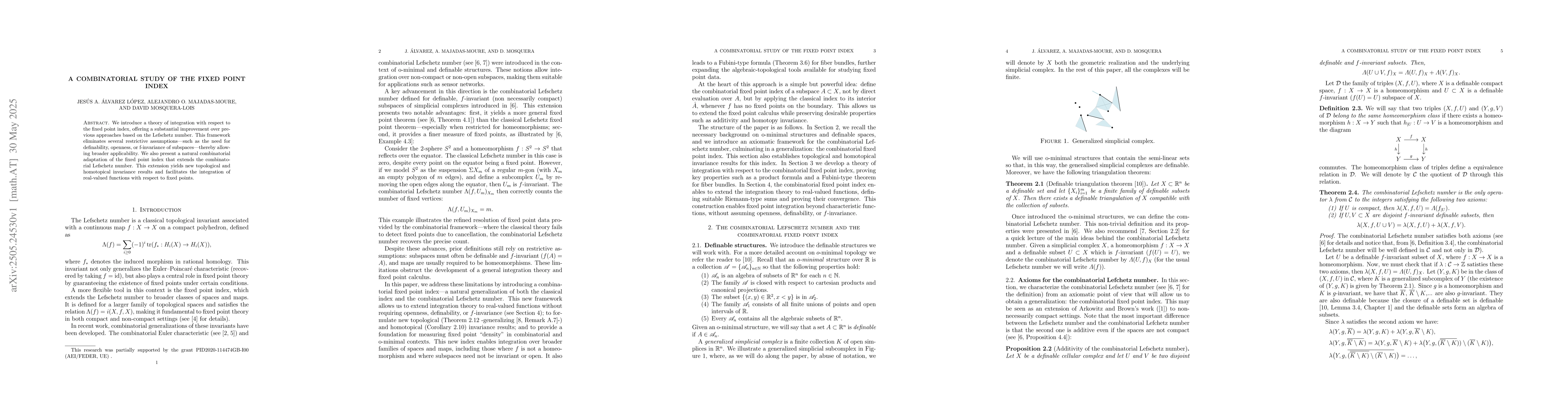 Thumbnail for A Combinatorial Study of the Fixed Point Index