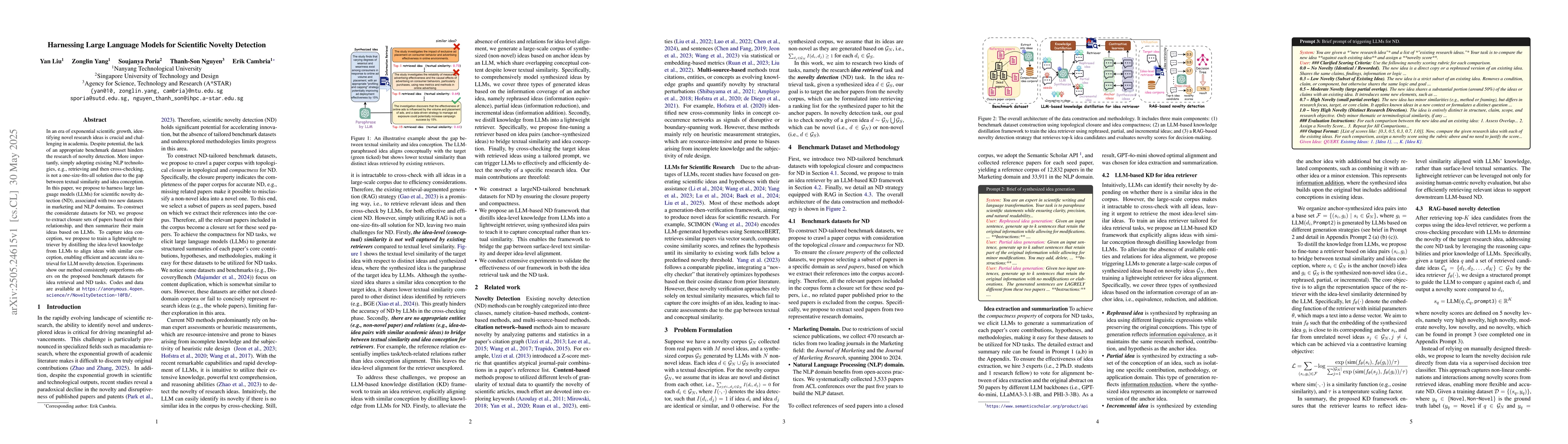 Thumbnail for Harnessing Large Language Models for Scientific Novelty Detection
