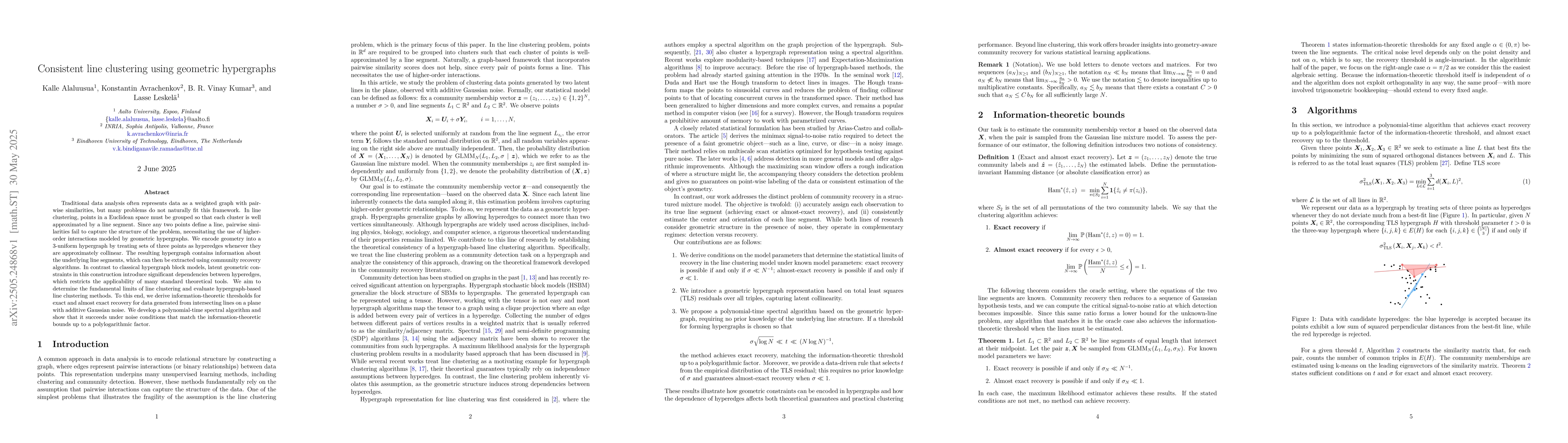 Thumbnail for Consistent line clustering using geometric hypergraphs