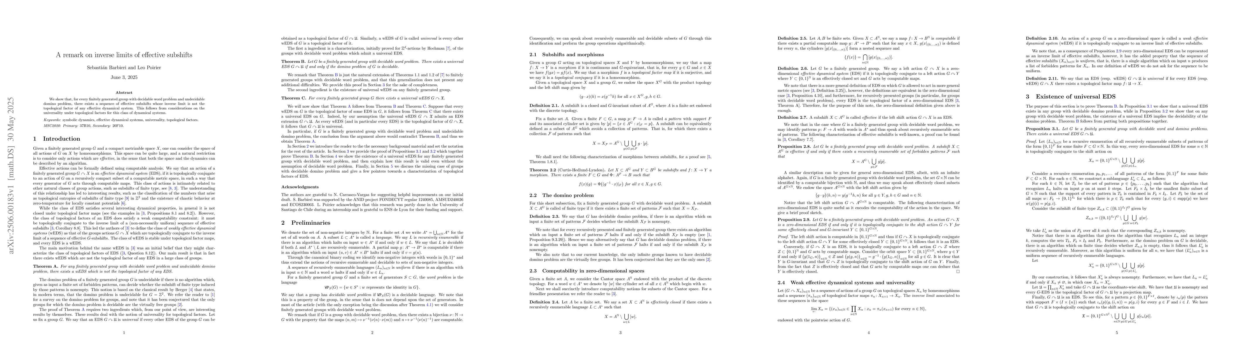 Thumbnail for A remark on inverse limits of effective subshifts