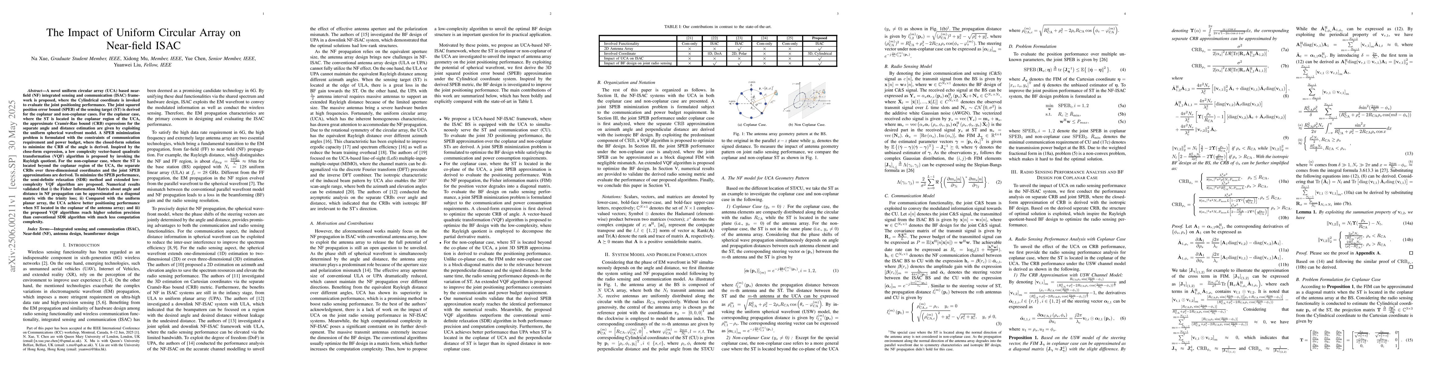 Thumbnail for The Impact of Uniform Circular Array on Near-field ISAC