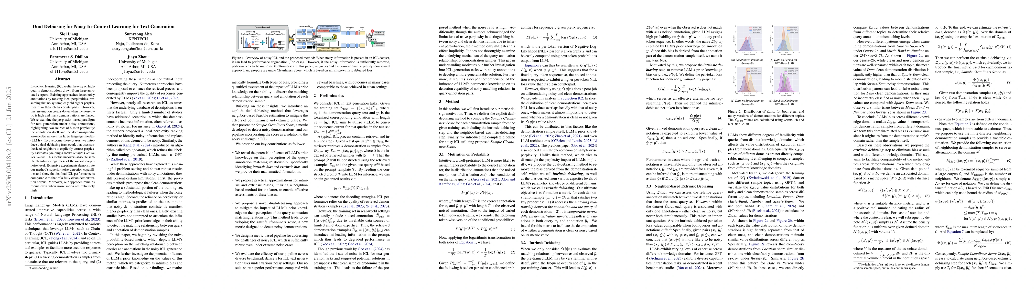 Thumbnail for Dual Debiasing for Noisy In-Context Learning for Text Generation